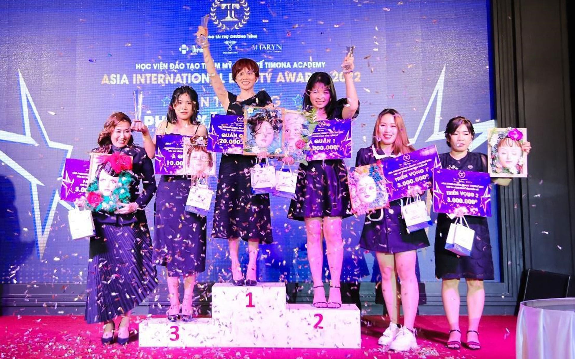 Những thí sinh dành được giải thưởng cao nhất trong cuộc thi