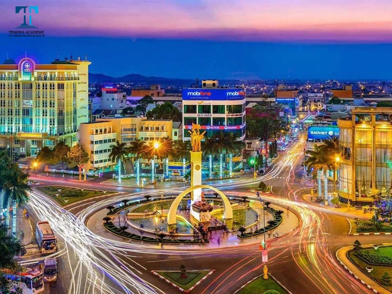 Buôn Ma Thuột là thành phố trung tâm của tỉnh Đắc Lắc