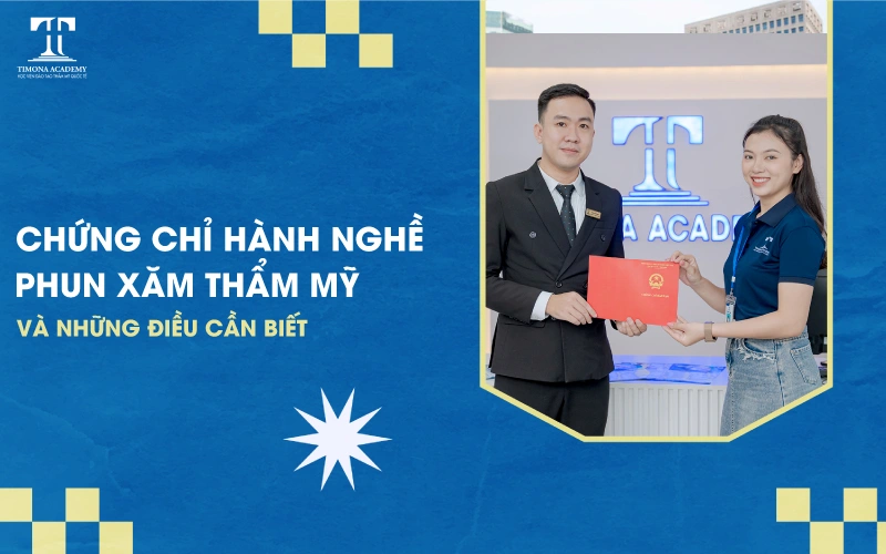 chứng chỉ hành nghề phun xăm