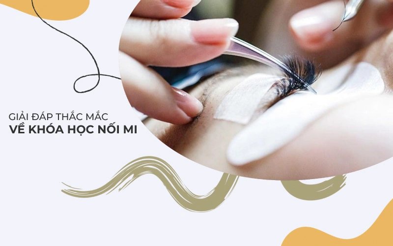 thắc mắc về học nối mi