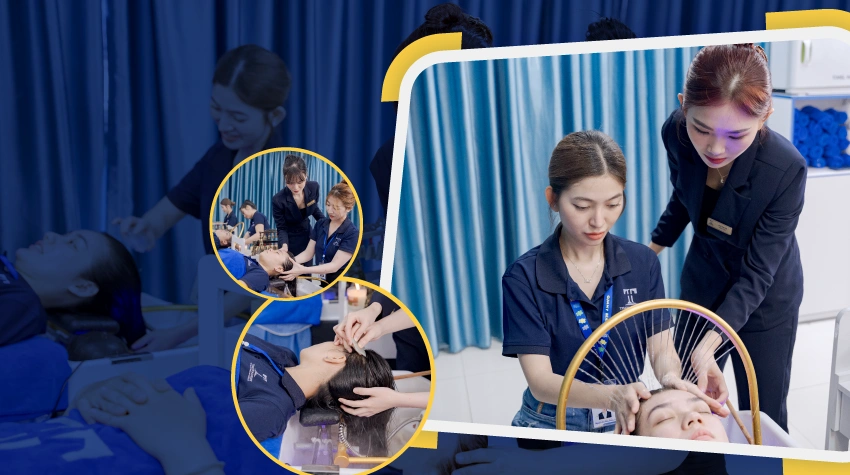 Khóa học gội đầu dưỡng sinh là gì