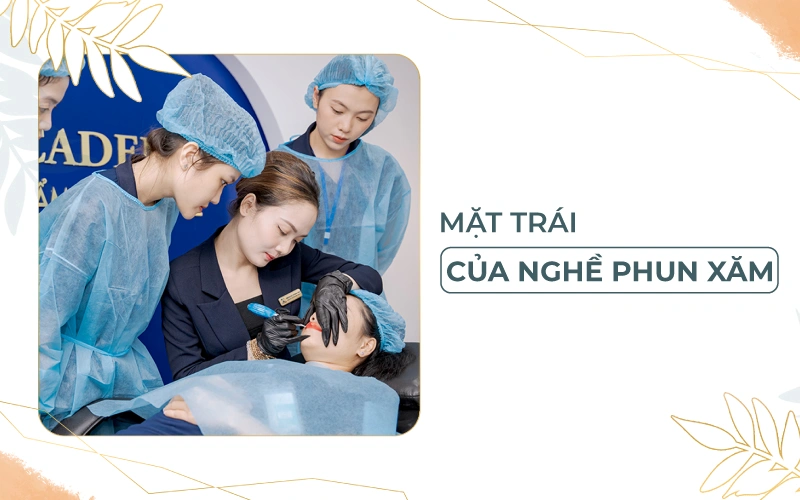 Mặt trái của nghề phun xăm