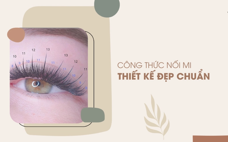 công thức nối mi thiết kế đẹp