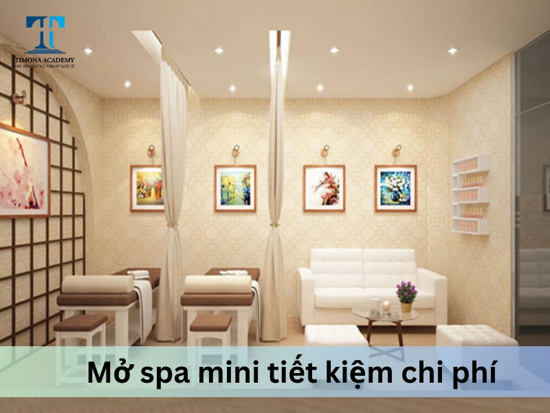 Mở spa mini giúp tiết kiệm chi phí