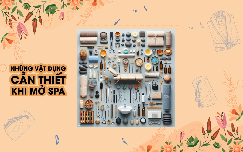 vật cần thiết khi mở spa