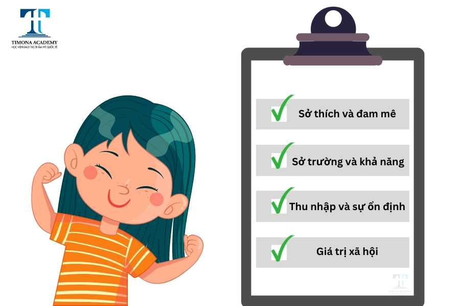Tiêu chí khi chọn ngành nghề cho nữ giới