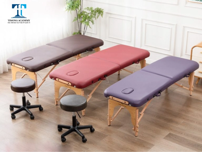Mẫu giường phun xăm dạng vali siêu nhỏ gọn
