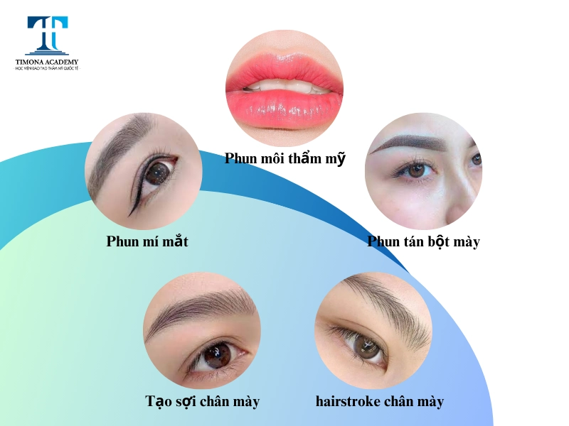Các loại phun xăm hiện nay