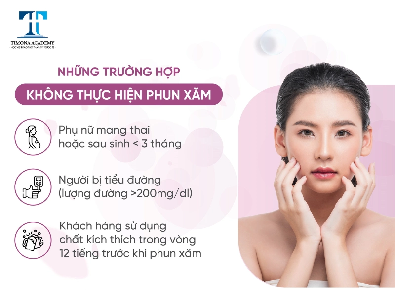 Những ai không nên phun xăm