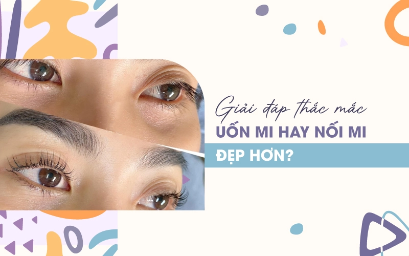 uốn mi rồi có nối mi được không