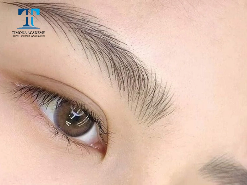 Chân mày đi sợi hairstroke là xu hướng