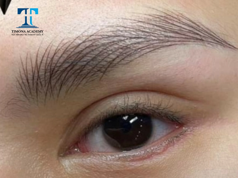 Mực xăm tốt tạo màu đôi mày đẹp