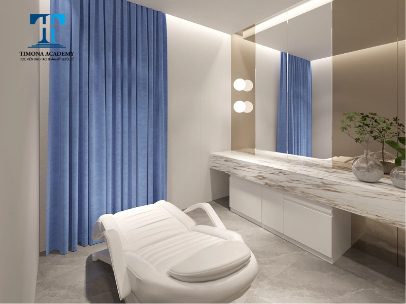 Giường phun xăm là vật dụng không thể thiếu trong tiệm phun xăm