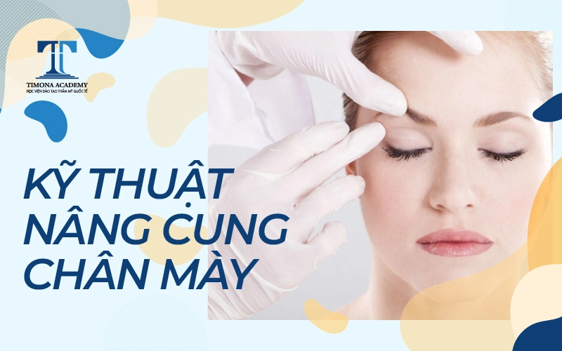 Cách nâng cung chân mày
