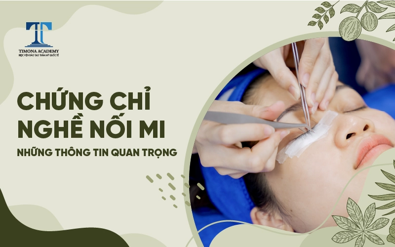Chứng chỉ nối mi
