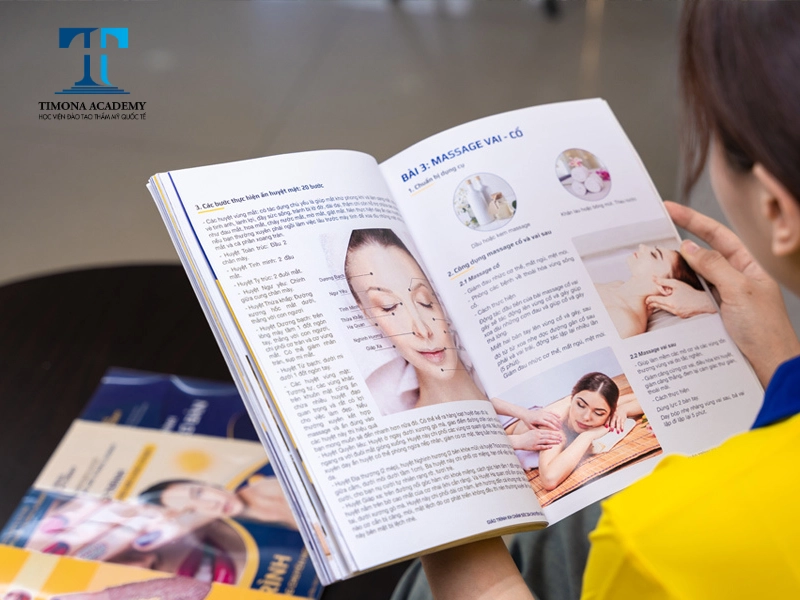 Giáo trình gội đầu dưỡng sinh chuẩn giúp học viên dễ dàng tiếp thu kiến thức
