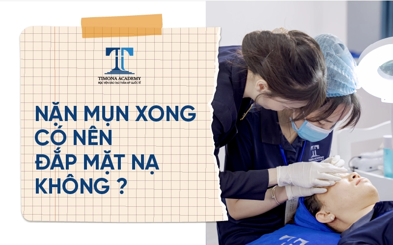 nặn mụn xong có nên đắp mặt nạ trà xanh