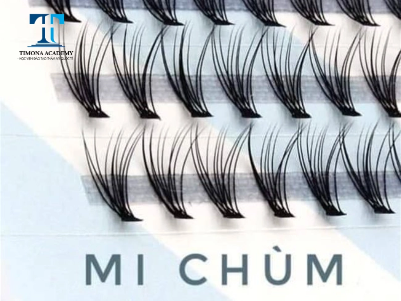Nối mi chùm làm đôi mắt nổi bật hơn
