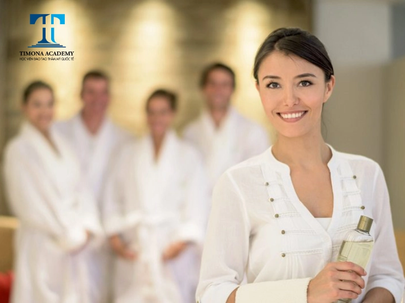 Khi có năng lực các bạn có thể được cất nhắc lên vị trí quản lý spa