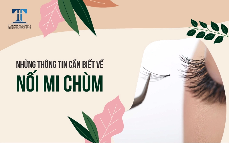 cách nối mi chùm