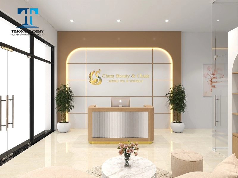 Mẫu thiết kế phòng khách spa hiện đại
