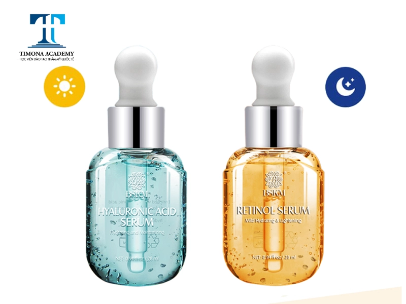 Kết hợp 2 Serum Hyaluronic Acid và Retinol