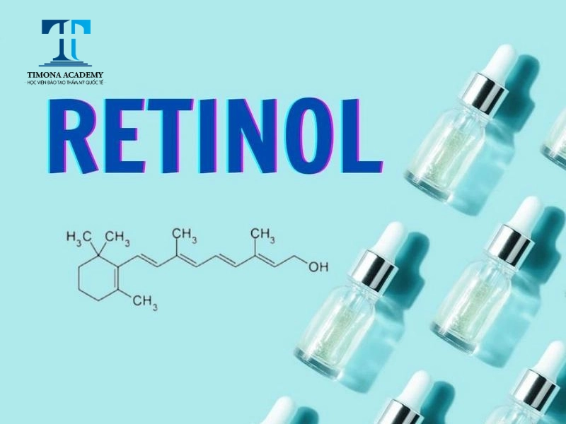 Sử dụng retinol giúp hỗ trợ gom cồi mụn bọc chai cứng hiệu quả