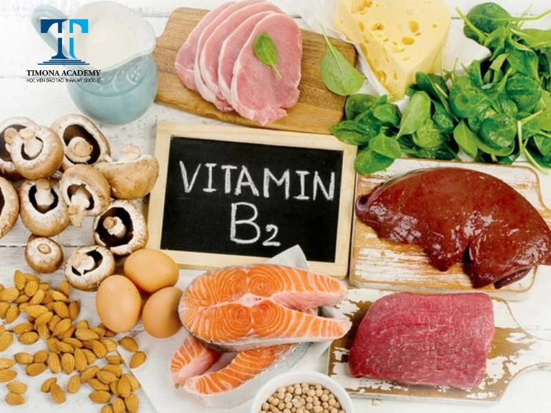 Các loại thực phẩm bổ sung vitamin B2 hỗ trợ trị mụn