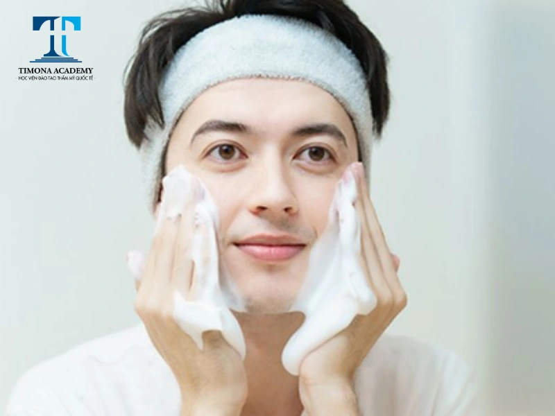 Quy trình skincare cho nam cần được thực hiện đúng cách để mang lại kết quả tối ưu