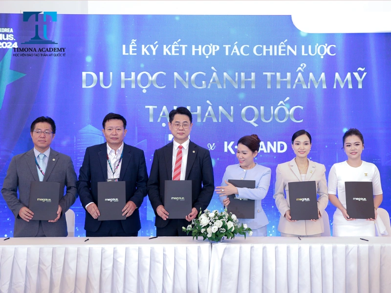 Timona Academy ký kết hợp tác cùng Tập đoàn Giáo dục K-BRAND về việc du học ngành thẩm mỹ tại Hàn Quốc
