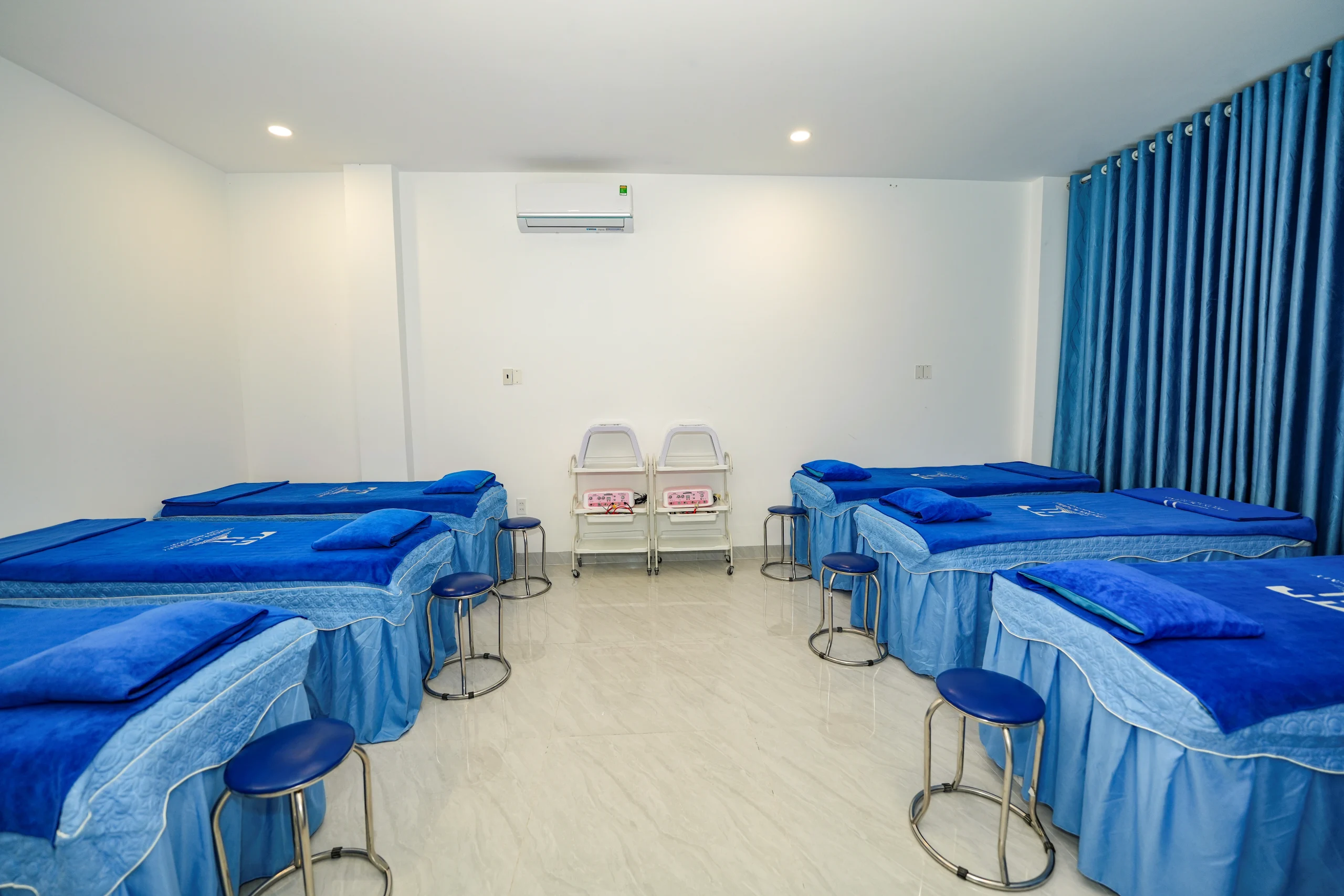 Khu vực thực hành spa - Trải nghiệm chuẩn chuyên nghiệp