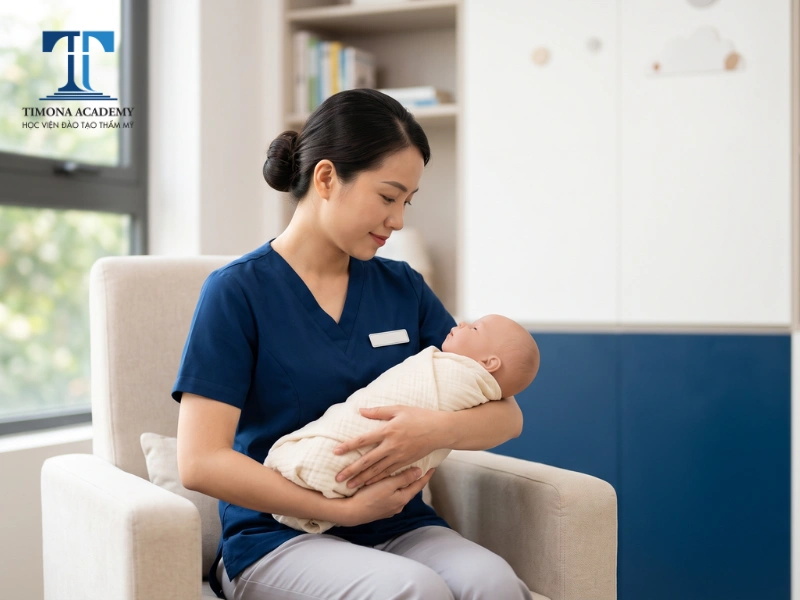 Chăm sóc trẻ sơ sinh là việc chăm sóc và theo dõi bé trong khoảng 28 ngày đầu đời và những tuần tiếp theo