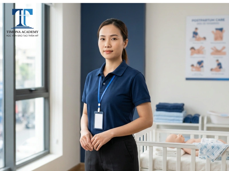 Nghề chăm sóc mẹ và bé: cơ hội thu nhập cho người học nghề tại Timona Academy