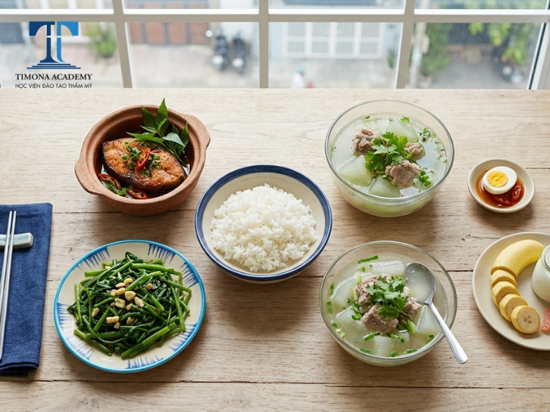 Thực đơn cho bà bầu 3 tháng giữa vào con không vào mẹ