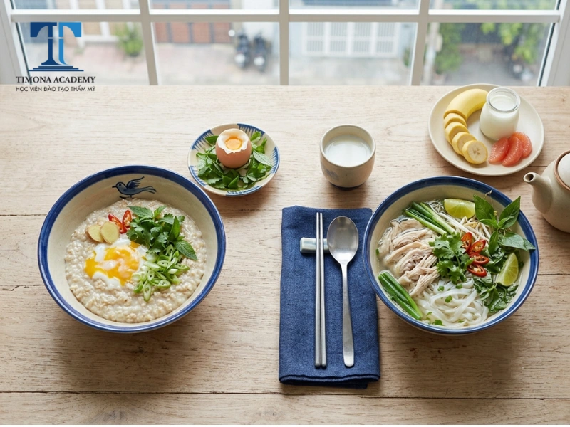 Gợi ý bữa sáng cho bà bầu 3 tháng giữa