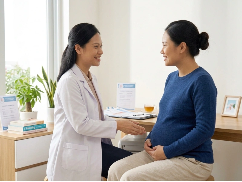 Trao đổi với bác sĩ về chỉ số cân nặng thai nhi