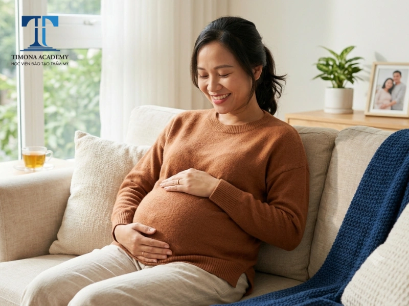 Bầu mấy tháng em bé đạp - cách đếm cử động thai nhi