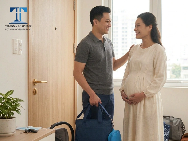Chuẩn bị đi sinh khi có dấu hiệu chuyển dạ thật