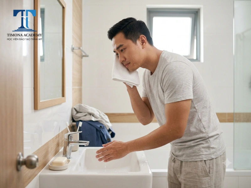 Vệ sinh sạch sẽ trước khi tiếp xúc vợ bầu sau khi đi đám ma